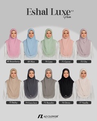 TUDUNG SARUNG ESHAL LUXE PLAIN AWNING SCUBA AZ CLOVER