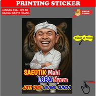 NEWEST Dedi Mulyadi / Kang dedi / KDM / Bapau Aing Word Stickers, anti-tear, anti-fade