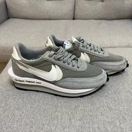 Sacai x fragment design x Nike LDWaffle 三方聯名灰白