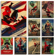 American Classic and Popular Superhero Spider Man Themed Movie Spider Man: Far from Home Vintage Kraft Paper Posters