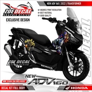 Latest Decal Sticker Adv 160 2022 Full Body Sticker Honda Adv 160 TRANSFORMERS