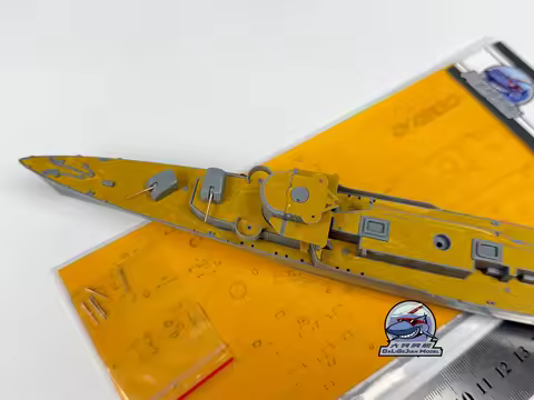 CY350142 1/350 Scale Masking Sheet Metal Barrel for Tamiya 78012 US Navy Destroyer DD445 Fletcher Mo