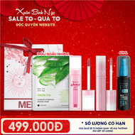 KHÁC Túi Quà Tặng 499K: 1 Son Merzy + 1 Son Romand + 1 Xịt Khóa Nền Maybelline + 1 Mặt Nạ + Túi