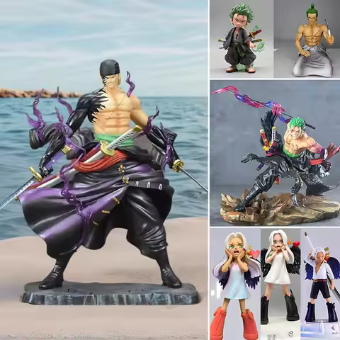 Anime One Piece Sabo Statue Blazing Angel Boa Hancock Figurine GK Yama Roronoa Zoro Figures Sky Pain