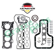 Münster Overhaul Set Gasket 04111-22040 for Toyota Altis 1.6 1.8 3ZZ-FE 1ZZ-FE Wish ZNE10 (Metal)