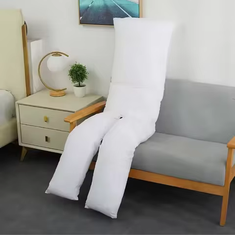 Inflatable Dakimakura Anime Air Hugging Body Pillows Insert Split Legs Long Pillow with Hole Cotton 