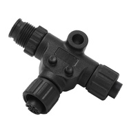 [Auto parts] For NMEA 2000 T Connector 3 Port 5Pin M12 Thread IP67 Waterproof For Garmin Networks