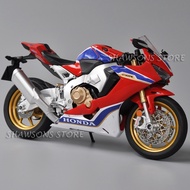 1:9 Scale Diecast Motorcycle Model Toys Honda CBR 1000RR Miniature Replica With Sound Light