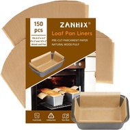 150 Pcs Loaf Pan Liners for Baking Bread, Pre-Cut Unbleached Parchment Paper for 9x5, 8.5x4.5, 10x5 