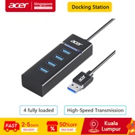 Acer USB docking station HY21-14U2B 4 in 1 USB hub high-speed transmission is suitable for 12-month 
