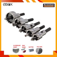 Screwman HSS Hole Saw Drill Bit Metal Cutter (Drill Round Shape)