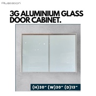 PINTU CABINET BAWAH 3G ALUMINIUM GLASS DOOR - ACP