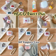 【High quality】For HOCO EW03 Plus Case DIY Cute bowknot Soft Silicone Earphone Case Casing Cover NO.3