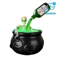 Fosdpa1 Halloween Cauldron Prop Witch Cauldron Decoration Halloween Witch Cauldron Large Black Plast