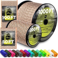 TECEUM 5/32" Paracord Rope 1000 – 1000ft 200ft/ 100ft/ 50ft/ – Tactical Parachute Cord