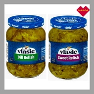 Vlasic Sweet Relish / Dill Relish – 296mL | Classic Pickle Spread for Hot Dogs, Burgers & Sandwiches