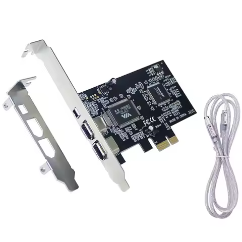 PCI-E To 1394 Firewire Card,PCI-Ex1 To IEEE 1394 3-Port Firewire Card, Support 1440X1080 Resolution,