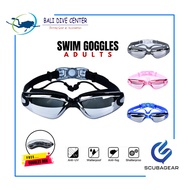 SCUBAGEAR [639ME] Swimming Goggle UV Anti-Fog Adult - Anti-Fog Adult Swimming Goggles