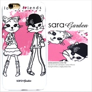 【Sara Garden】客製化 手機殼 蘋果 iPhone6 iphone6S i6 i6s 手繪 漸層 可愛 貓咪 保護殼 硬殼