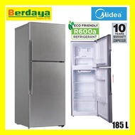 Midea 2 Door 185L Refrigerator MD-222V / MD222V / Peti Sejuk Dua Pintu / 2 Pintu / Two Door / Double