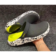 cross slippers for kids ✯Vietnam genuine original crocs LiteRide men and women camouflage graffiti s