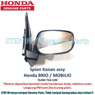 HONDA BRIO BASIC COMPLETE RIGHT MIRROR 76200TG4U20 ORIGINAL new