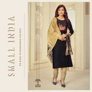 {**ส่งฟรี**} SMALL INDIA 💐💫 Festival Wear Rayon Slub 💐💫 Salwar Kameez