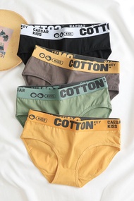 4 X Quần Lót Nữ Quần Boxer Cotton Màu Trơn Quần An Toàn Dáng Rộng Vành Thể Thao Chữ T Đẹp Trai Quần