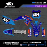 Decal Sticker klx 150 bf - fullbody motorbike scotlet klx 150 bf FREE CUSTOME DESIGN
