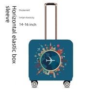 luggage cover luggage wheel protector 14 inch children's horizontal stewardess boarding cartoon anim