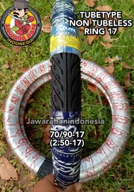 Ban Motor Bebek Ring 17 Motif Bintang Mirip IRC Untuk Supra Revo Kharisma Astrea Legenda Jupiter Veg