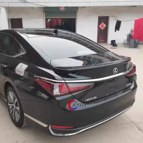 For Lexus new ES250 ES300 ES350 spoiler car tail primer color rear spoiler for Lexus es 2018