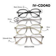 MATA BEBIBISHOPER IV-CD040 Bebilenka Glasses Normal Minus Glasses, Stylish Glasses, Korean Bluechrom