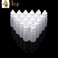 OutTop Dispenser Bottles 100PCS 10ml Empty Plastic Squeezable Dropper Bottles Eye Liquid Dropper Emp