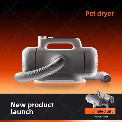 Pet Blower T1 Dual-Motor Negative Ion Hair Dryer for Medium and Large Dogs, Bathing and Hair Dryer
