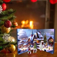 [Vaveren] 2024 Halloween Advent Countdown Calendar Spooky Decor for Tabletop Office