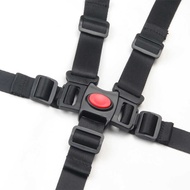 Dining Chair Five-point Seat Belt Baby Stroller 5-point Safety Belt Child Tricycle Strap Universal