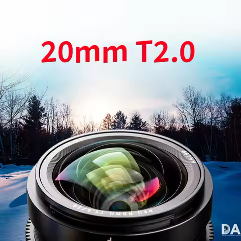 Viltrox 20mm T2.0 Full Frame Wide Film Lens Prime Cine lens MF For Leica-L Sony E-mount Camera A9ii 
