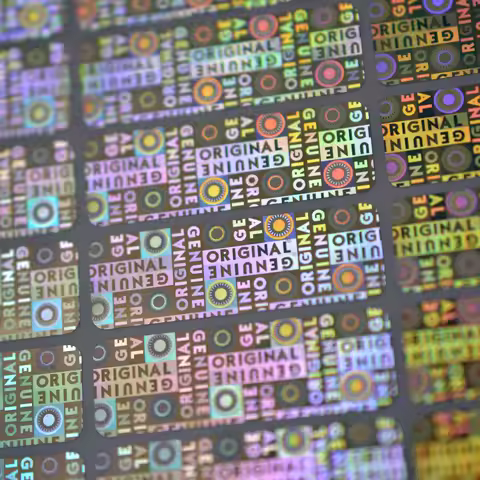 GENUINE ORIGINAL Hologram stickers label Label Warranty Void If Removed Tamper Proof 30X10MM 2000PIE