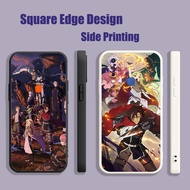 Casing For iPhone X XS MAX XR 13 Pro 7 8 Plus Sentenced to Be a Hero AEZ08 Phone Case Square Edge