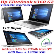 Refurbish Laptop 2in1 Touch Screen laptop HP ELITEBOOK X360 G2 i5-7th Gen Notebook, Convertible 2in1