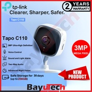 TP-Link Tapo C110 3MP Ultra HD Wireless WiFi Smart Security Surveillance IP Camera