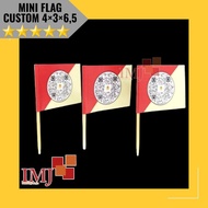 MINI FLAG CUSTOM DESIGN 4x3x6.5 MINI FLAG CUSTOM FLAG 4+36.5