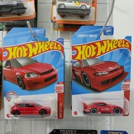 Hot Wheels Red Edition Honda Civic Type R EK9 LBWK Nissan Silvia S15 Exclusive EK Hatchback