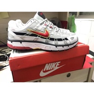 Unik Sepatu  Nike P-6000 White Varsity Red Limited