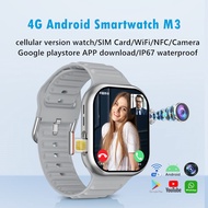 4G Android Smart Watch With SIM Card And WiFi B29 Cellular Version Smartwatch M3 With Rotating Camer