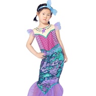 Ariel Cosplay Disney Kids Mermaid Costume