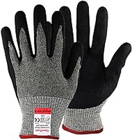 Chern Yueh Cut Resistant Gloves High Performance Level 9 Protection Nitrile Work Gloves (M)