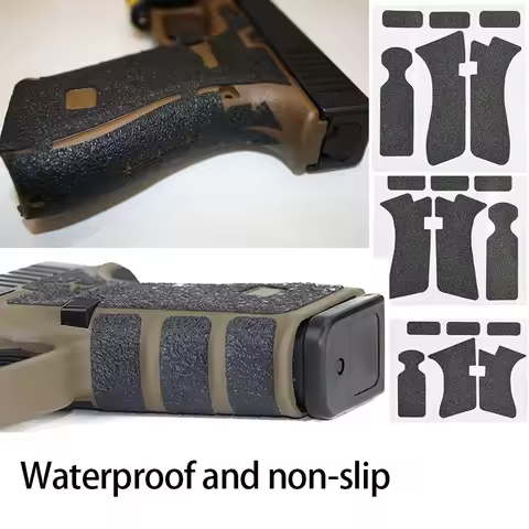 Tactical Rubber Grip Non-slip sticker Waterproof Slim Plus Gen For 1/2/3/4/5 G 17 19 20 21 22 23 25 