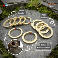 Ninja R SS RR ZX 150 Exhaust Gasket Solid Brass Material Ninja R SS RR ZX 150 Exhaust Gasket